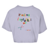 Damen Oversize Crop Top invincible