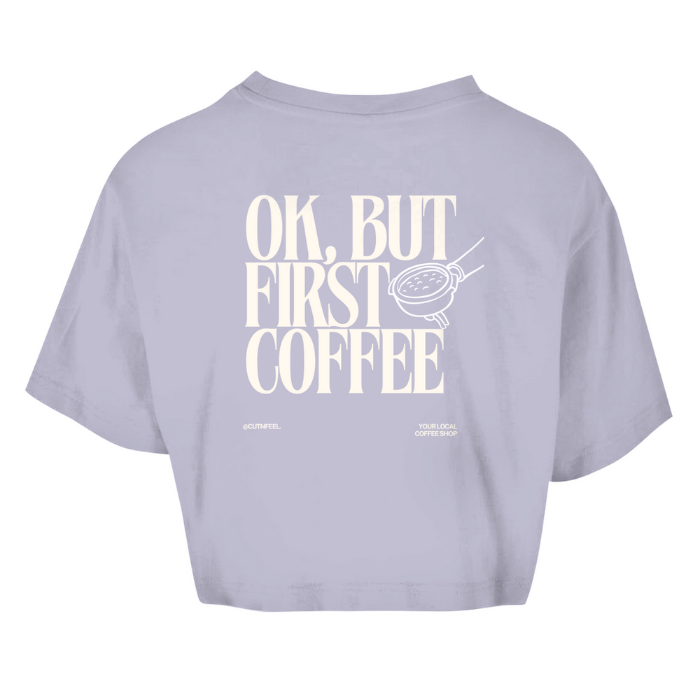 Damen Oversize Crop Top