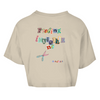 Damen Oversize Crop Top invincible