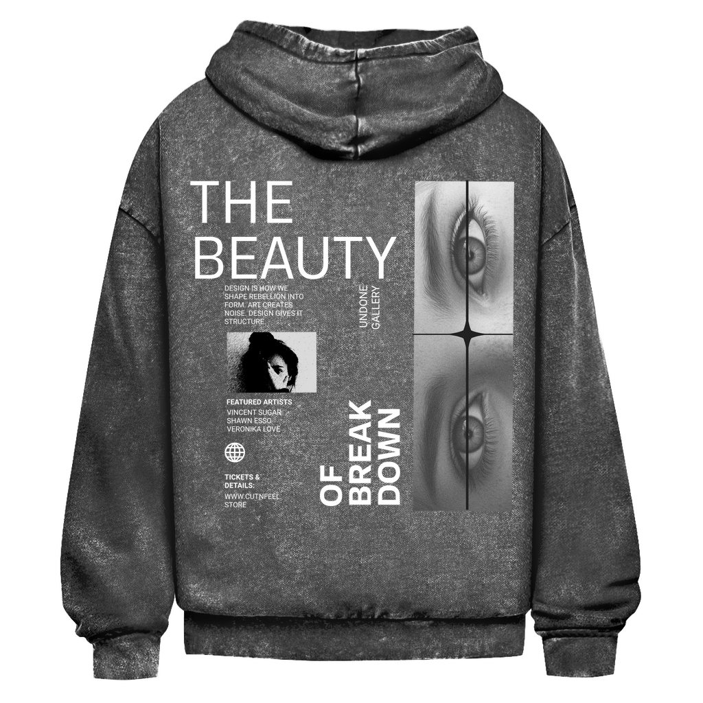 Oversize Washed Hoodie 