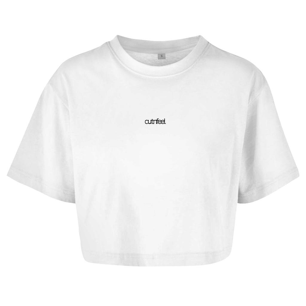 Damen Oversize Crop Top invincible